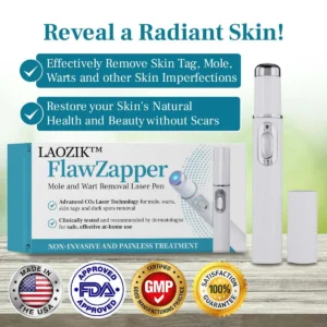 LAOZIK™ FlawZapper Mole and Wart Removal Laser Pen
