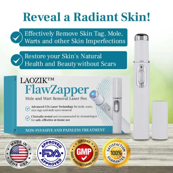 LAOZIK™ FlawZapper Mole and Wart Removal Laser Pen