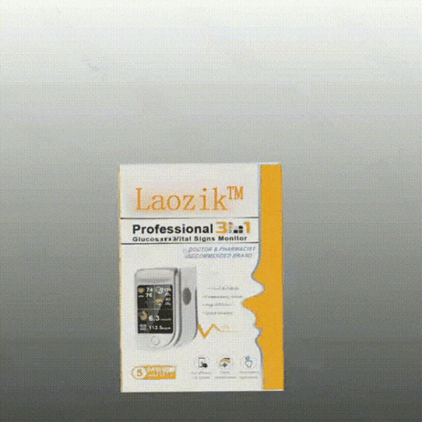 Laozik™ Profesional 3in1 Glucose & Vital Signs Monitor