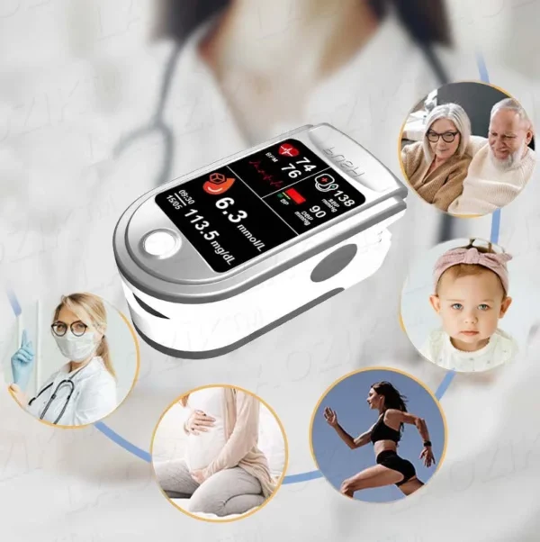 Laozik™ Profesional 3in1 Glucose & Vital Signs Monitor