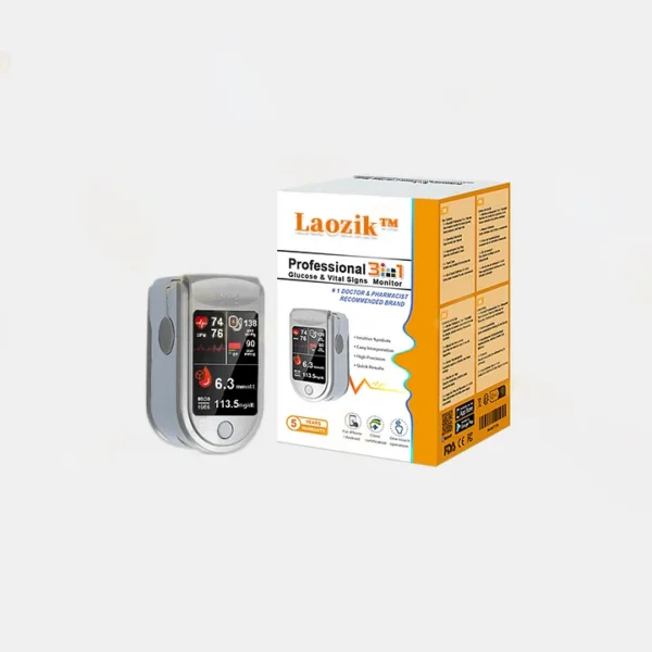 Laozik™ Professional  3in1 Glucose & Vital Signs Monitor - Image 4