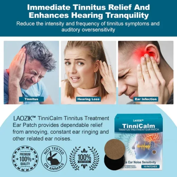 LAOZIK™ TinniCalm Tinnitus Treatment Ear Patch - Image 6