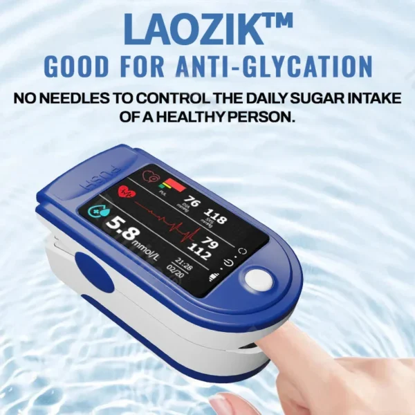 LAOZIK™ 𝐍𝐨𝐧-𝐈𝐧𝐯𝐚𝐬𝐢𝐯𝐞 𝐁𝐥𝐨𝐨𝐝 𝐆𝐥𝐮𝐜𝐨𝐬𝐞 𝐌𝐨𝐧𝐢𝐭𝐨𝐫 – Pain-Free & 99.9% Accurate