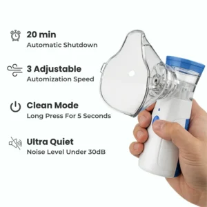 Alternative view of LAOZIK™ Portable Nebulizer