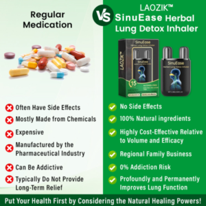 LAOZIK™ SinuEase Herbal Lung Detox Inhaler