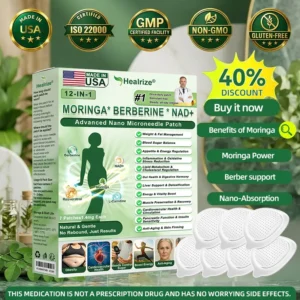 H𝐞a𝐥r𝐢z𝐞® 1𝟐-𝐈N-1 M𝐨r𝐢n𝐠a * B𝐞r𝐛e𝐫i𝐧e * N𝐀D+ 𝐀d𝐯a𝐧c𝐞d N𝐚n𝐨 𝐌i𝐜r𝐨n𝐞e𝐝l𝐞 𝐏a𝐭c𝐡