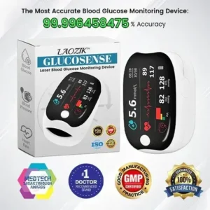 LAOZIK™ GlucoSense Laser Blood Glucose Monitoring Device