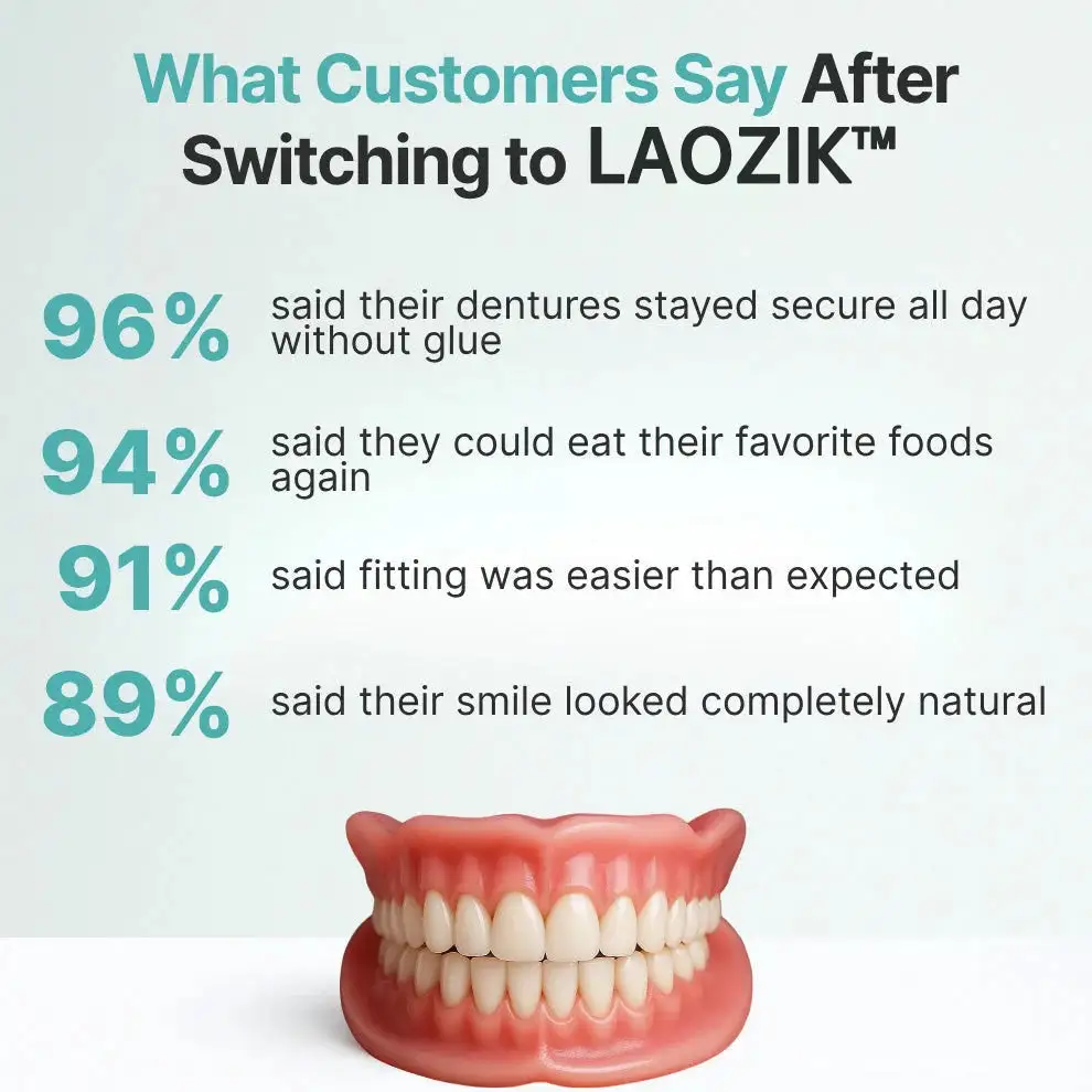 🦷 LAOZIKTM Custom-Fit Dentures ⏰ ENDS TODAY 70% OFF | Smile with Confidence