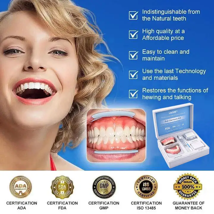 🦷 LAOZIKTM Custom-Fit Dentures ⏰ ENDS TODAY 70% OFF | Smile with Confidence